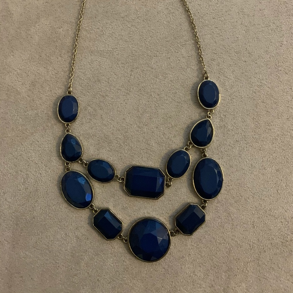 Blue Statement Necklace